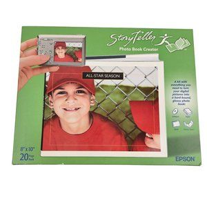 Epson StoryTeller Photo Book Creator 8x10 20 Page Book Digital Kit Glossy